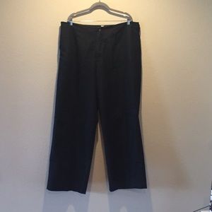 Wide leg denim jeans